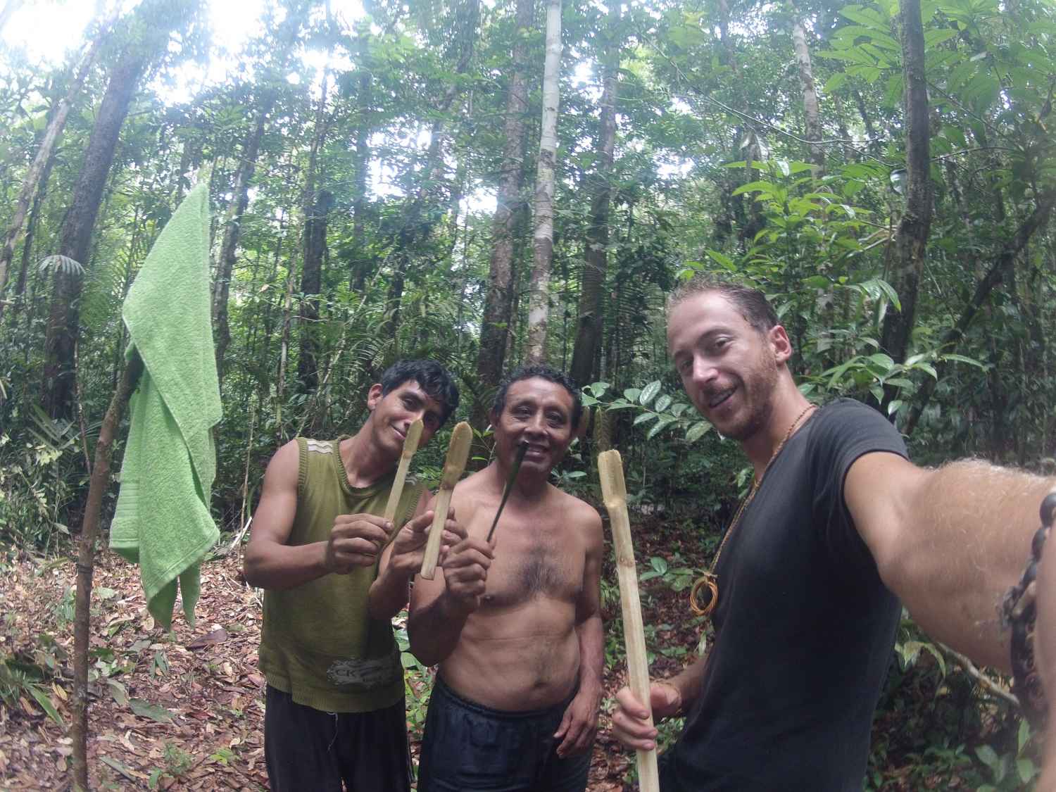  Living with the Amazon tribe